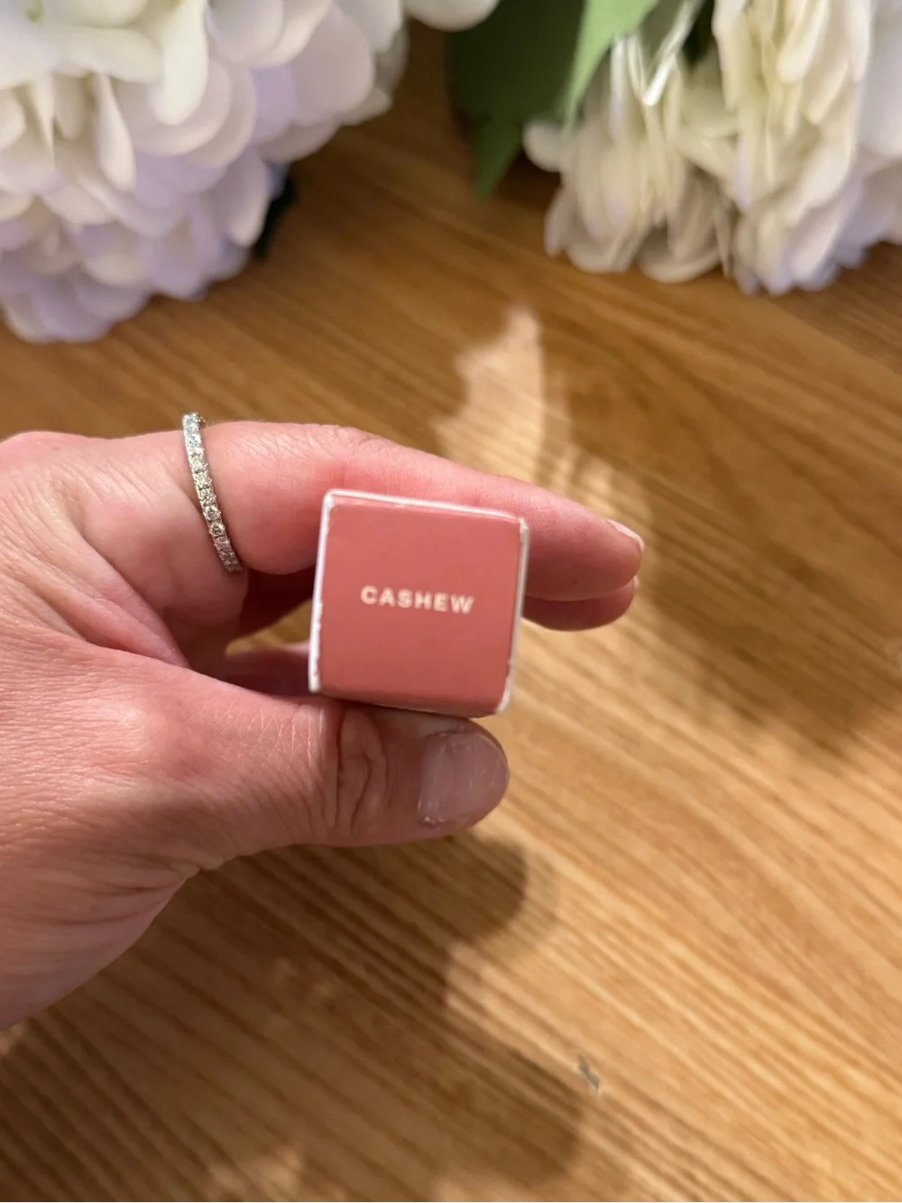 Tower 28 ShineOn Lipstick Color Cashew milky lip jelly makeup application smooth